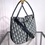 Christian Dior Medium Dior Nolita Bag Dark Blue